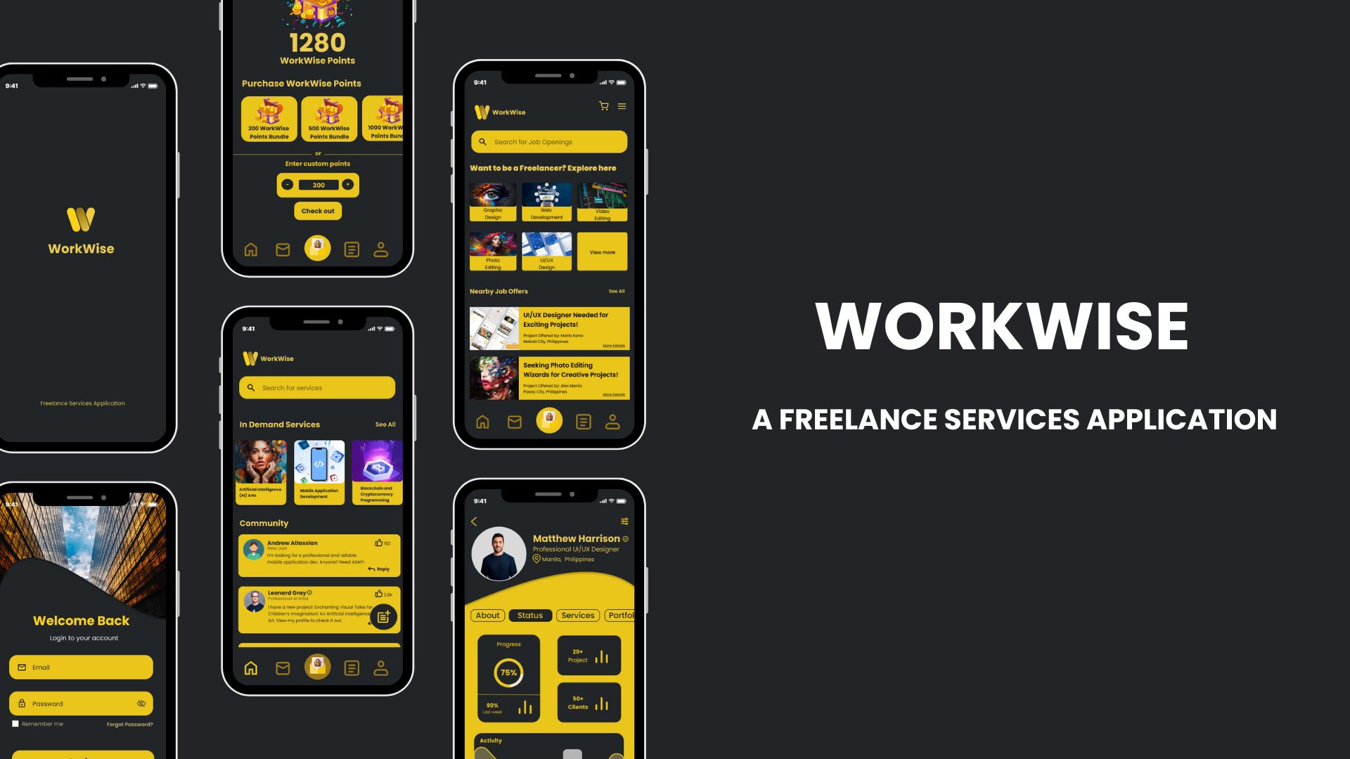 WorkWise Freelance Services Application